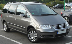 Car: Volkswagen Sharan 2004-2010 7M (grosse Anlageflaeche)