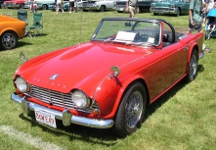 Voertuig: Triumph TR4 1965-1967 alle Typen