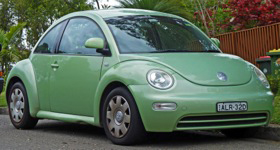 Car: Volkswagen New Beetle, New Beetle Cabrio 1997-2010 1C, 9C, 1Y